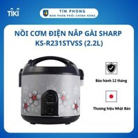 Nồi Cơm Điện Nắp Gài Sharp KS-R231STVSS 2.2L - Hàng chính hãng