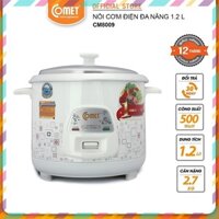 Nồi cơm điện nắp rời 1.2L COMET - CM8009 tiện lợi [BẢO HÀNH VÀ ĐỔI TRẢ]