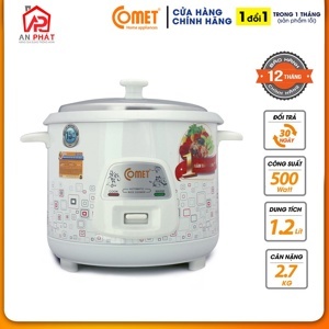Nồi cơm điện nắp rời Comet CM8009 - 1.2 lít