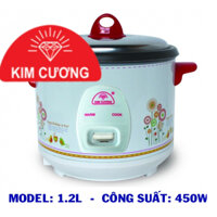 Nồi cơm điện nắp rời KIM CƯƠNG 1.2 lít KC1.2L bảo hành 18 tháng