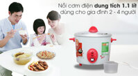Nồi cơm điện nắp rời Sharp 1.1 lít KSH-D11V