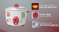 Nồi cơm điện nắp rời Sharp 1.5 lít KSH-D15V (1.5L)