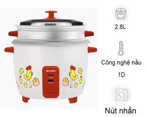Nồi cơm điện nắp rời Sharp 2.8 lít KSH-D28SV-CR