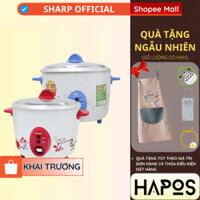Nồi cơm điện nắp rời Sharp KSH-D15V (1.5L) Chính hãng - Màu Ngẫu Nhiên - Không chống dính - HAPOS