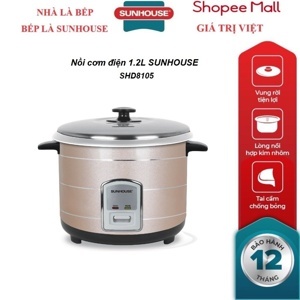 Nồi cơm điện nắp rời Sunhouse SHD8105 - 1.2L