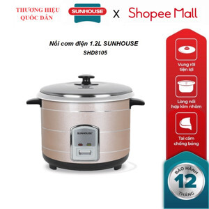 Nồi cơm điện nắp rời Sunhouse SHD8105 - 1.2L