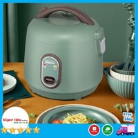 Nồi cơm điện, Nồi cơm điện mini - 2 Tầng đa năng Nấu cơm ngon, nấu cháo, hầm, hấp luộc - Phù hợp cho 1 2 người ăn