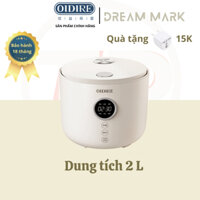 Nồi cơm điện OIDIRE ODI-MFB25, 2L, nấu cơm, hấp, luộc, hầm, nồi cơm chính hãng, nồi đa năng, có chức năng hẹn giờ