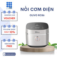Nồi Cơm Điện OLIVO RC86 – Lòng Nồi INOX 304 Chống Dính Tự Nhiên, Nấu Cơm Ngon, Thiết Kế Tinh Tế, Sang Trọng