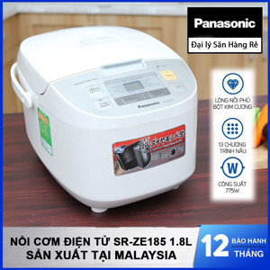 Nồi Cơm Điện Panasonic PANC-SR-ZE185WRAM (ZE185WRA/ZE185)