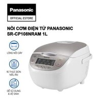 Nồi cơm điện Panasonic SR-CP108NRA 1Lit - Chế độ giữ ấm 12 tiếng - Công nghệ nấu Fuzzy điều chỉnh nhiệt độ theo từng loại gạo - Hàng Chính Hãng