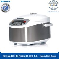 Nồi cơm điện Philips 1.8 lít HD3038 – Hàng Chính Hãng – Bảo Hành 2 Năm Toàn Quốc