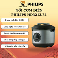 Nồi Cơm Điện Philips HD3213/31 1.8 lít | 5 lớp| nhiệt 3D - Hàng Chính Hãng