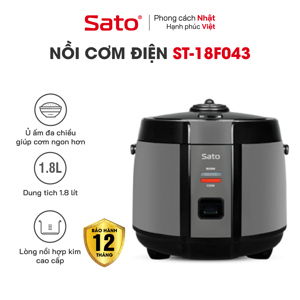 Nồi cơm điện quai xách Sato 18F043 1.8L