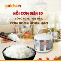 nồi cơm điện quai xách tay 3D Goldsun G181XD 1,8L