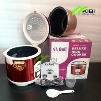 Nồi cơm điện rẻ, nồi cơm điện 1l8 Gali lòng gang chống dính, công suất  500W