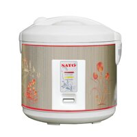 Nồi cơm điện SATO S18-85A 1.8L Trắng (700W)