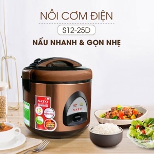 Nồi cơm điện Sato VN-S12-25D-ONL 1.2L