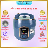 Nồi Cơm Điện Shap 1.8L Model 558 Công Suất 400w Lòng Nồi Chống Dính Usa Có Vỉ Hấp Kiểu Dáng Hiện Đại