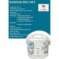 Nồi cơm điện SHAPESA SKS-19ET