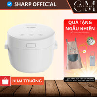 Nồi cơm điện Sharp 1.1L 790W Chính hãng [Hẹn giờ, mâm nhiệt 3D, 10 chức năng nấu] KS-COM110DV-WH - CHEAPMALL