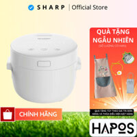 Nồi cơm điện Sharp 1.1L 790W Chính hãng [Hẹn giờ, mâm nhiệt 3D, 10 chức năng nấu] KS-COM110DV-WH - HAPOS OFFICIAL