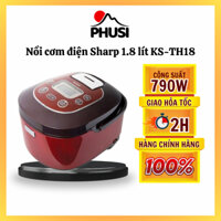 Nồi cơm điện Sharp 1.8 lít KS-TH18 - Hàng Chính Hãng