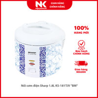 Nồi cơm điện Sharp 1.8L KS-181TJV BM - Hàng chính hãng