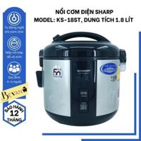 Nồi cơm điện Sharp KS-18ST sử dụng công nghệ tiên tiến kiểm soát nhiệt độ thông minh nấu cơm ngon và đều hơn - Bevano