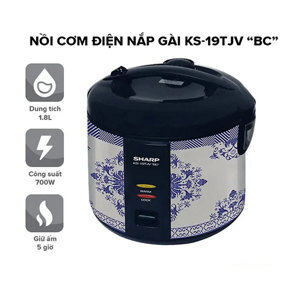 Nồi cơm điện Sharp KS-19TJV - 1.8 lít