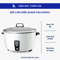 Nồi cơm điện Sharp KSH-D1010V - 10L 2750W nồi cơm điện nắp rời - Bảo Hành 12 Tháng Toàn Quốc