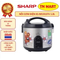 Nồi cơm điện Sharp nhập khẩu Thái Lan 1.8 lít , cam kết chính hãng, hàng mới, bảo hành 12 tháng