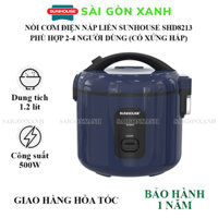 Nồi cơm điện Sunhouse 1.2 lít SHD8213 có xửng hấp