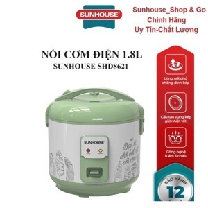 Nồi cơm điện Sunhouse 1.8 lít SHD8621