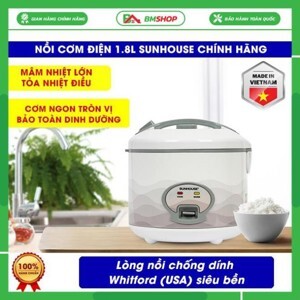 Nồi cơm điện Sunhouse 1,8L SHD8602