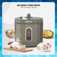 Nồi cơm điện SUNHOUSE 3.0L SHD8308 công nghệ nấu 3D giúp cơm ngon hơn, kiểu dáng hiện đại, tay cầm chống bỏng chắc chắn