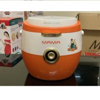 Nồi cơm điện Sunhouse Mama 1.8 lít SHD 8661, nồi cơm Sunhouse đỏ trắng, chống dính, nấu cơm ngon và mềm.