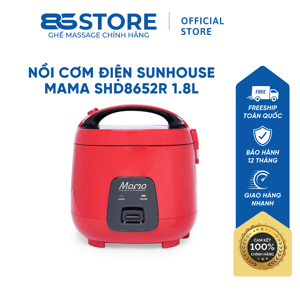 Nồi cơm điện Sunhouse Mama SHD8652R - 1.8 lít