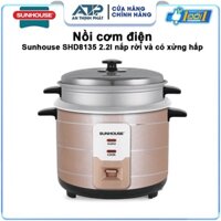 Nồi cơm điện Sunhouse SHD8135 2.2l nắp rời và có xửng hấp công suất 900W- Hàng Chính Hãng Bảo Hành 24 Tháng
