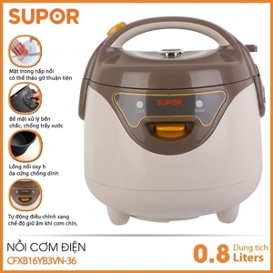 Nồi cơm điện Supor CFXB16YB3VN36 (CFXB16YB3VN-36) - Nồi cơ, 0.8 lít - 360W