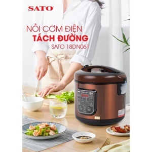 Nồi cơm điện tách đường Sato 18DN061