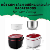 Nồi cơm điện tách đường MACAIIROOS 5080 dung tích 3L Nồi cơm đa năng