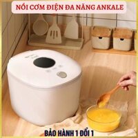 Nồi cơm điện thông minh ANKALE AJL FB4001 dung tích 4l Nồi cơm điện mini-nồi hấp điện- nồi cơm điện đa năng- noi com dien- Nồi cơm điện giá rẻ  nồi điện mini Nồi cơm điện nắp rời nồi cơm điện mini siêu nhỏ