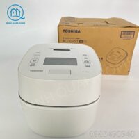 Nồi cơm điện Toshiba RC-10VST (1 Lít) màu trắng, sx T06/2022 - Nồi cơm điện cao tần IH-áp suất-hút chân không