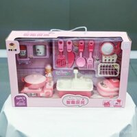 Nồi cơm điện trẻ em 6688-12 đồ chơi nhà bếp giả vờ cho bé gái, đồ chơi giáo dục nhập vai quà tặng