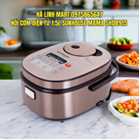 NỒI CƠM ĐIỆN TỬ 1.5L SUNHOUSE MAMA SHD8915 - Công suất: 860W, Bảo hành 24 tháng