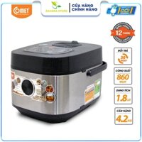 Nồi cơm điện tử 1,8L COMET - CM8088 - Hàng Chính Hãng Bảo Hành 12 Tháng