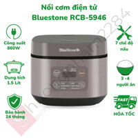 Nồi cơm điện tử BlueStone RCB-5946 - Dung tích 1.5 lít  - Hàng chính hãng bảo hành 2 năm