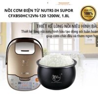 Nồi Cơm Điện Tử Cao Tần SUPOR CFXB50HC12VN-120,1.8L, 1200W Lòng Niêu - Hàng Chính Hãng Bảo Hành 2 Năm ( Hàng Chính Hãng)