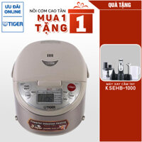 Nồi cơm điện tử cao tần Tiger 2 trong 1 JKW-A18W 1.8L NHẬN 1 MÁY XAY SINH TỐ CẦM TAY KOCHSTAR KSEHB-1000 - Hàng chính hãng